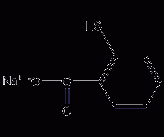 Sodium Thiosalicylate Structural Formula