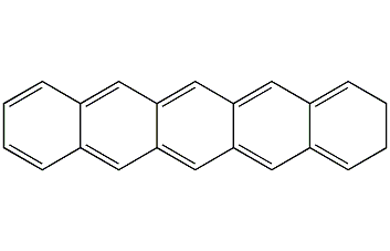 Pentacene structural formula