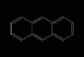 Anthracene structural formula