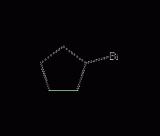 Bromocyclopentane structural formula