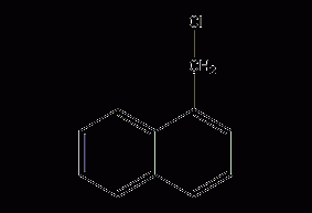 1-Chloromethylnaphthalene Structural Formula