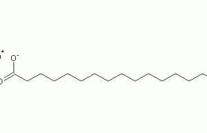 Sodium hexadecanoate structural formula