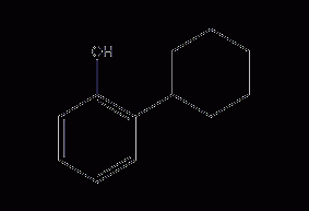 2-cyclohexylphenol structural formula