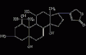 Structural formula of trichosides