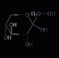 D-(-)-tagatose structural formula