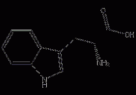 D-Tryptophan structural formula