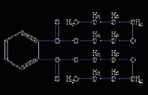 Dibutoxyethyl phthalate structural formula