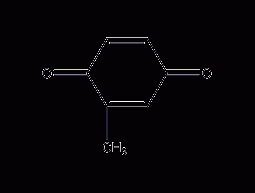 Methyl p-benzoquinone structural formula