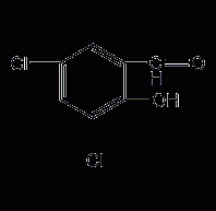 3,5-Dichlorosalicylicaldehyde structural formula