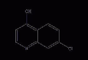 7-chloro-4-hydroxyquinoline structural formula