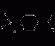 4-nitrobenzene sulfonic acid structural formula