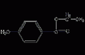 Ethyl p-toluate structural formula