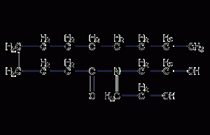 N,N-diethanoldodecamide structural formula