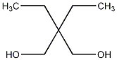2,2-diethyl-1,3-propanediol structural formula