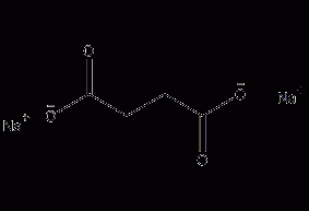 Disodium succinate structural formula