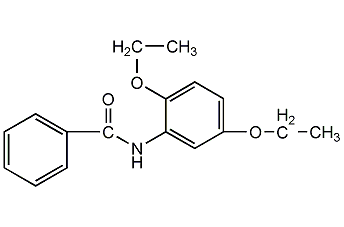 2',5'-diethoxybenzoanilide structural formula