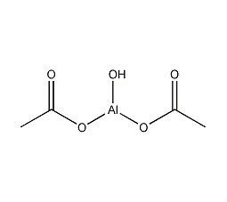 Basic aluminum acetate structural formula