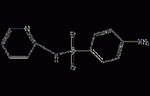 Sulfapyridine Structural Formula