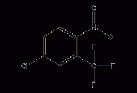 5-chloro-2-nitrotrifluorotoluene structural formula