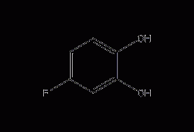 4-fluorocatechol structural formula