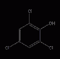 2,4,6-Trichlorophenol structural formula