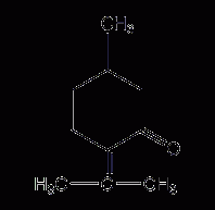 (R)-(+)-Longleaf Menthone Structural Formula