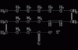 Potassium oleate structural formula