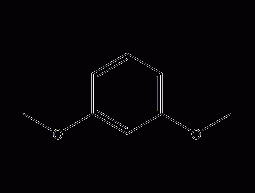 m-dimethoxybenzene structural formula