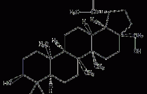 Betulin structural formula