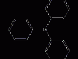 Triphenyl bismuth structural formula