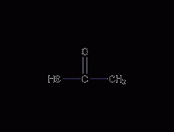 Thioacetic acid structural formula