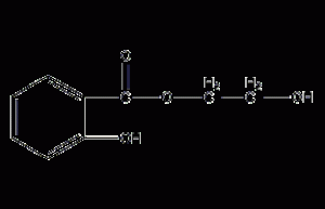 Ethylene glycol salicylate structural formula