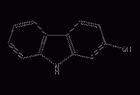 2-hydroxycarbazole structural formula