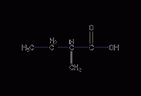 2-methylbutyric acid structural formula