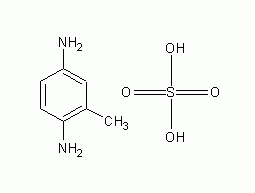 2,5-diaminotoluene sulfate structural formula