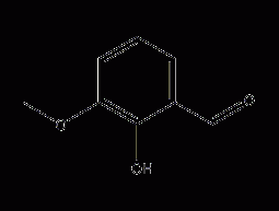 2-hydroxy-3-methoxybenzaldehyde structural formula