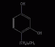 4-hexylresorcinol structural formula