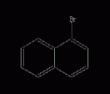 1-Bronaphthalene Structural Formula