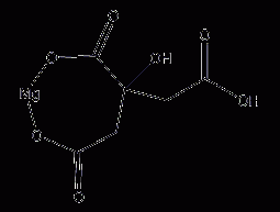 Magnesium Citrate Structural Formula