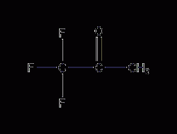 Trifluoroacetone structural formula