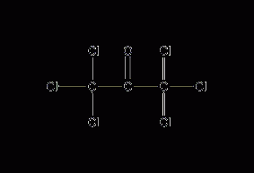 Hexachloro-2-propanone structural formula