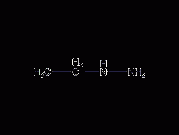 Ethylhydrazine Structural Formula