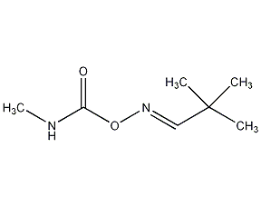 Aldicarb structural formula