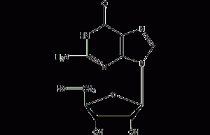 Guanine nucleoside structural formula