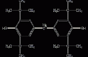 Antioxidant 702 structural formula