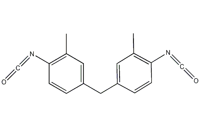 4,4'-diisocyanate-3,3'-dimethylbiphenylmethane structural formula  