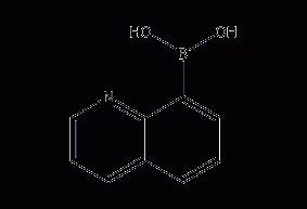 8-quinolineboronic acid structural formula