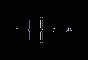 Methyl triflate structural formula