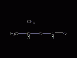 Isopropyl formate structural formula