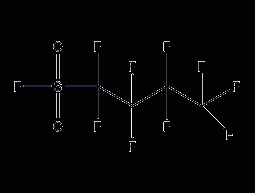 Nonafluorobutanesulfonyl fluoride structural formula